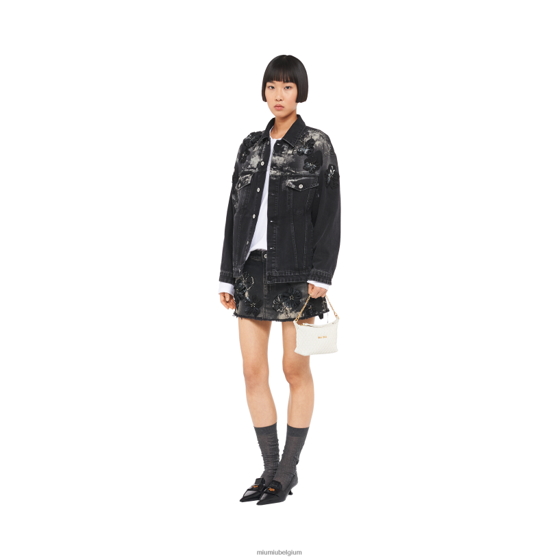 Miu Miu witSpirit Matelasse lederen mini tas N8F6L170 verzameling