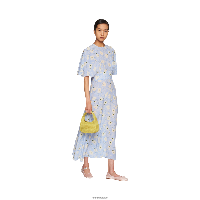 Miu Miu citroengeelgehaakte hobo tas N8F6L18 verzameling