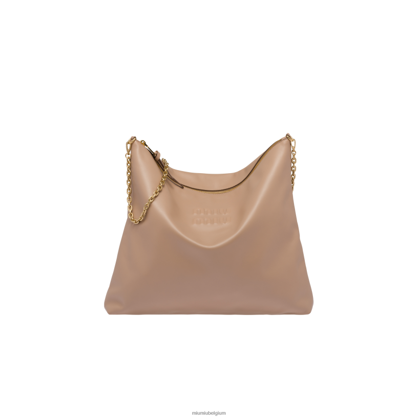 Miu Miu cameoleren schoudertas N8F6L99 verzameling