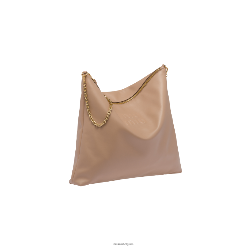 Miu Miu cameoleren schoudertas N8F6L99 verzameling