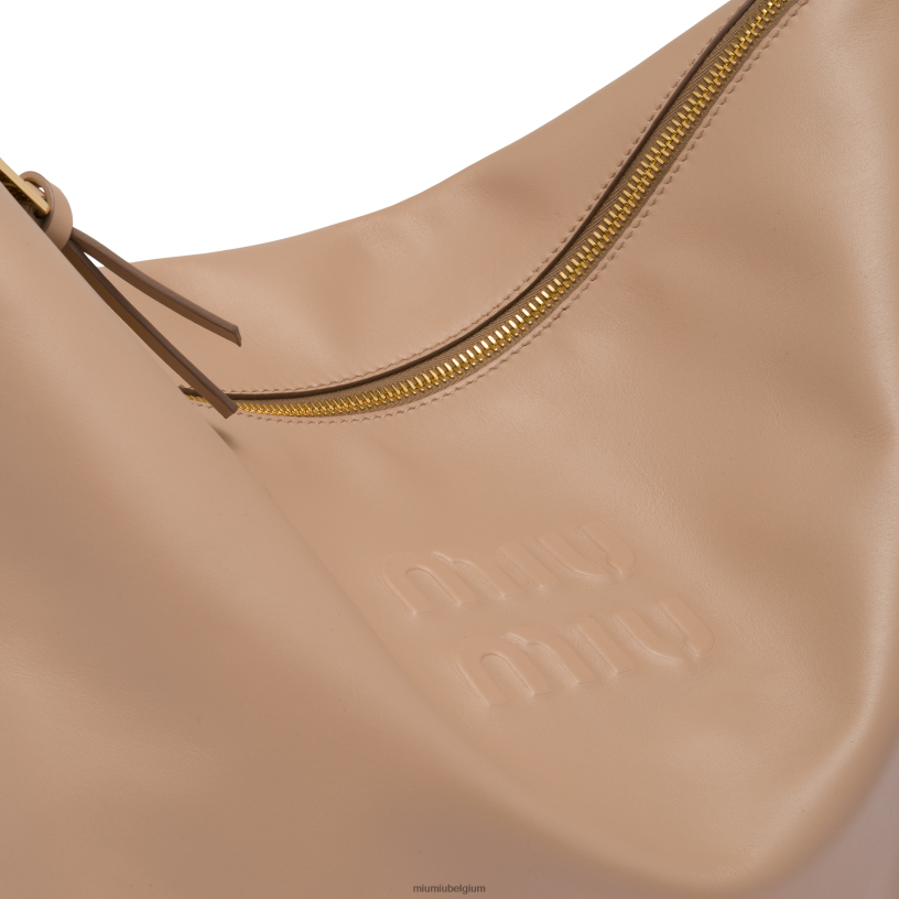 Miu Miu cameoleren schoudertas N8F6L99 verzameling