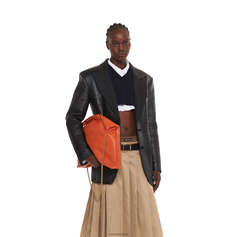 Miu Miu papajaleren schoudertas N8F6L98 verzameling