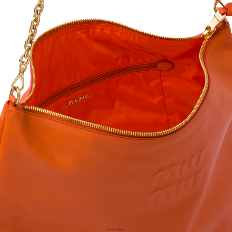 Miu Miu papajaleren schoudertas N8F6L98 verzameling