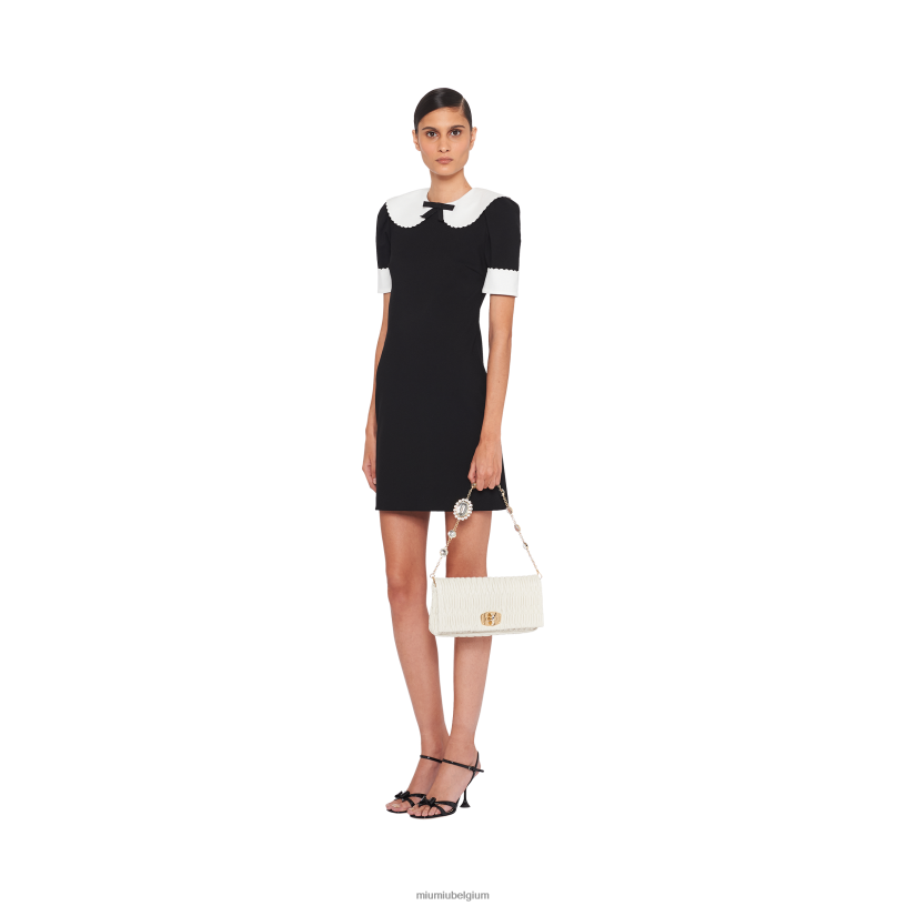 Miu Miu witiconische kristallen cloque nappaleren tas N8F6L108 verzameling