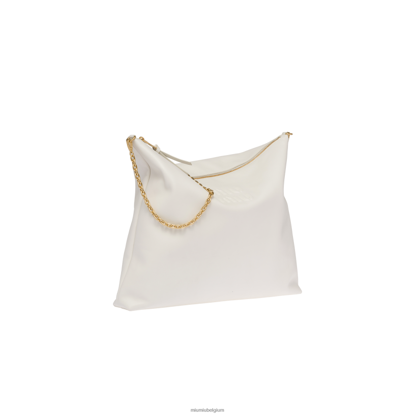 Miu Miu witleren schoudertas N8F6L100 verzameling