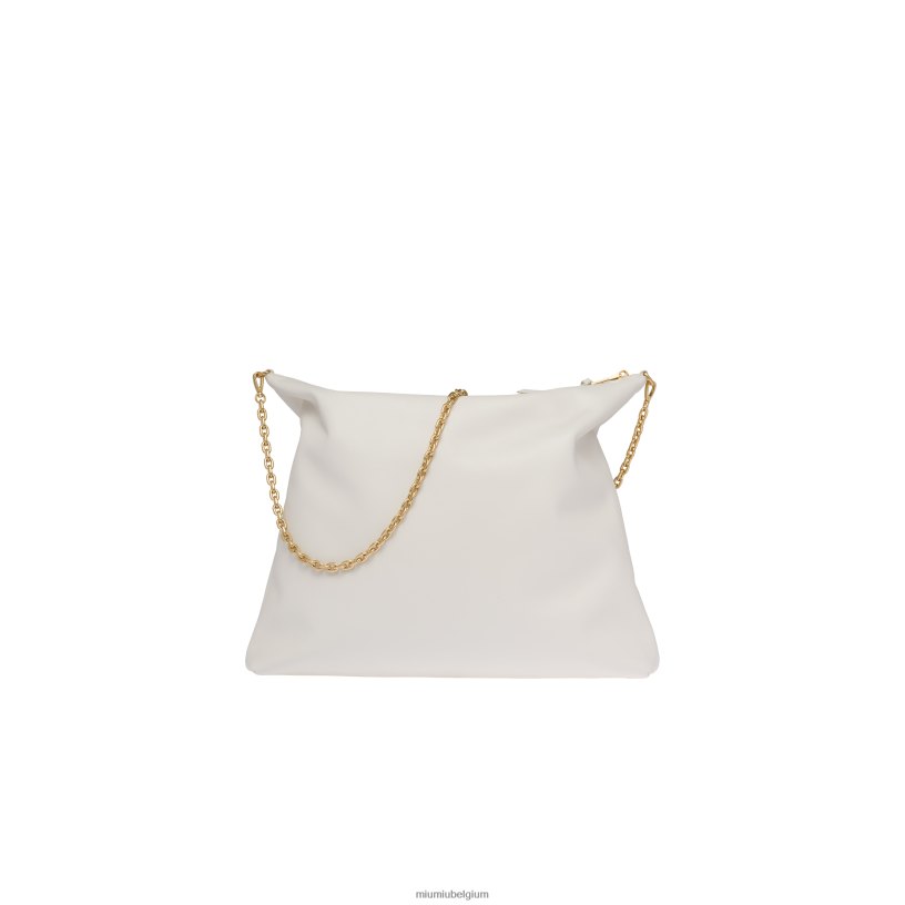 Miu Miu witleren schoudertas N8F6L100 verzameling