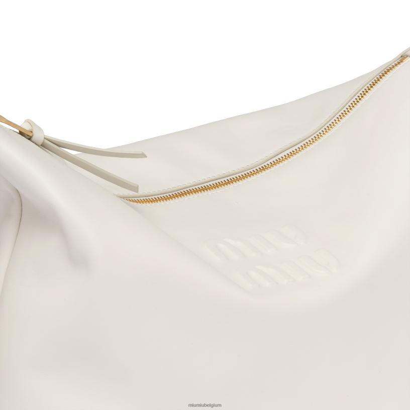 Miu Miu witleren schoudertas N8F6L100 verzameling