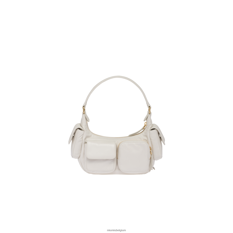 Miu Miu witnappa lederen zak tas N8F6L85 verzameling