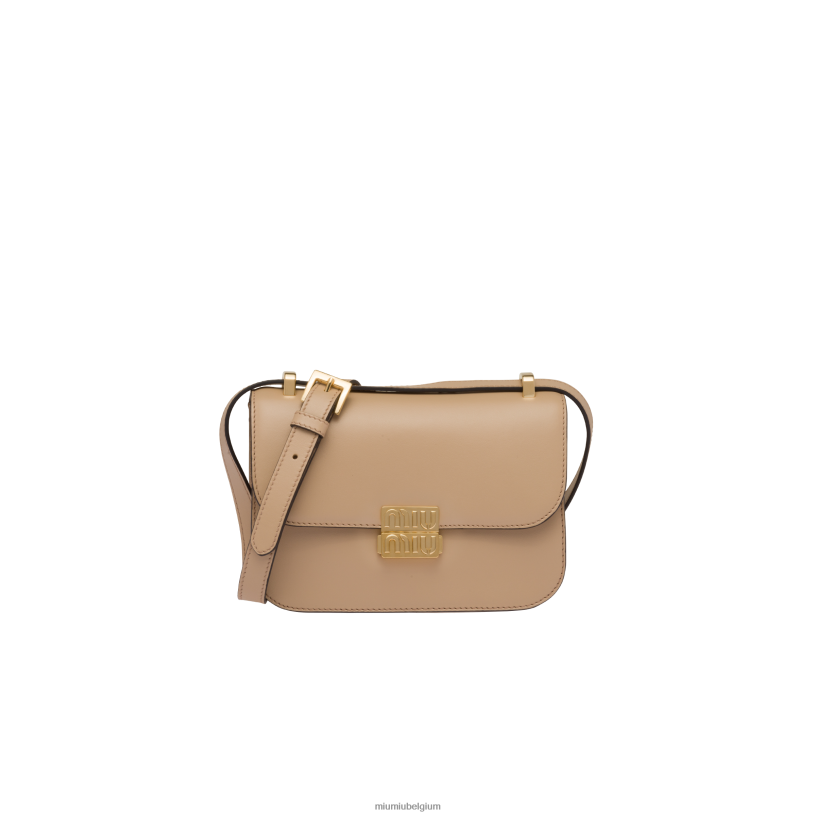 Miu Miu zandbeigeleren schoudertas N8F6L89 verzameling