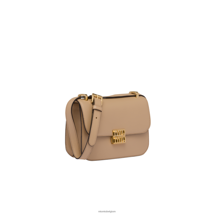 Miu Miu zandbeigeleren schoudertas N8F6L89 verzameling