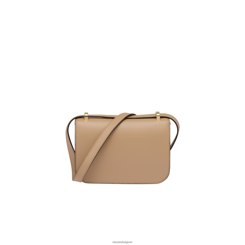 Miu Miu zandbeigeleren schoudertas N8F6L89 verzameling