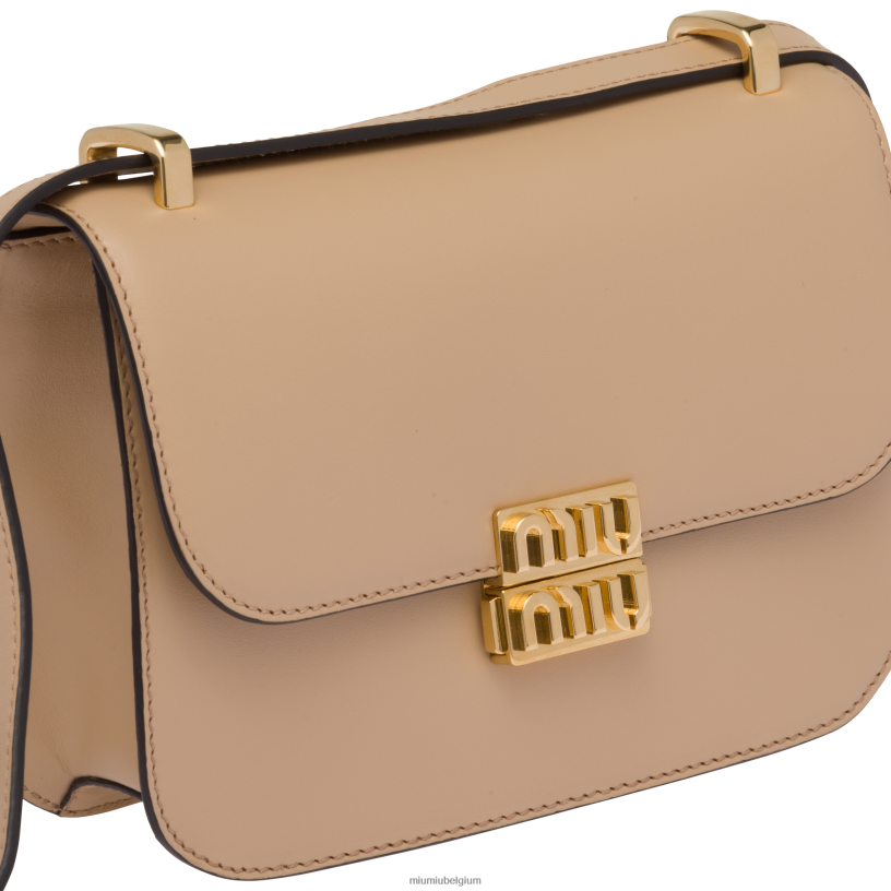 Miu Miu zandbeigeleren schoudertas N8F6L89 verzameling